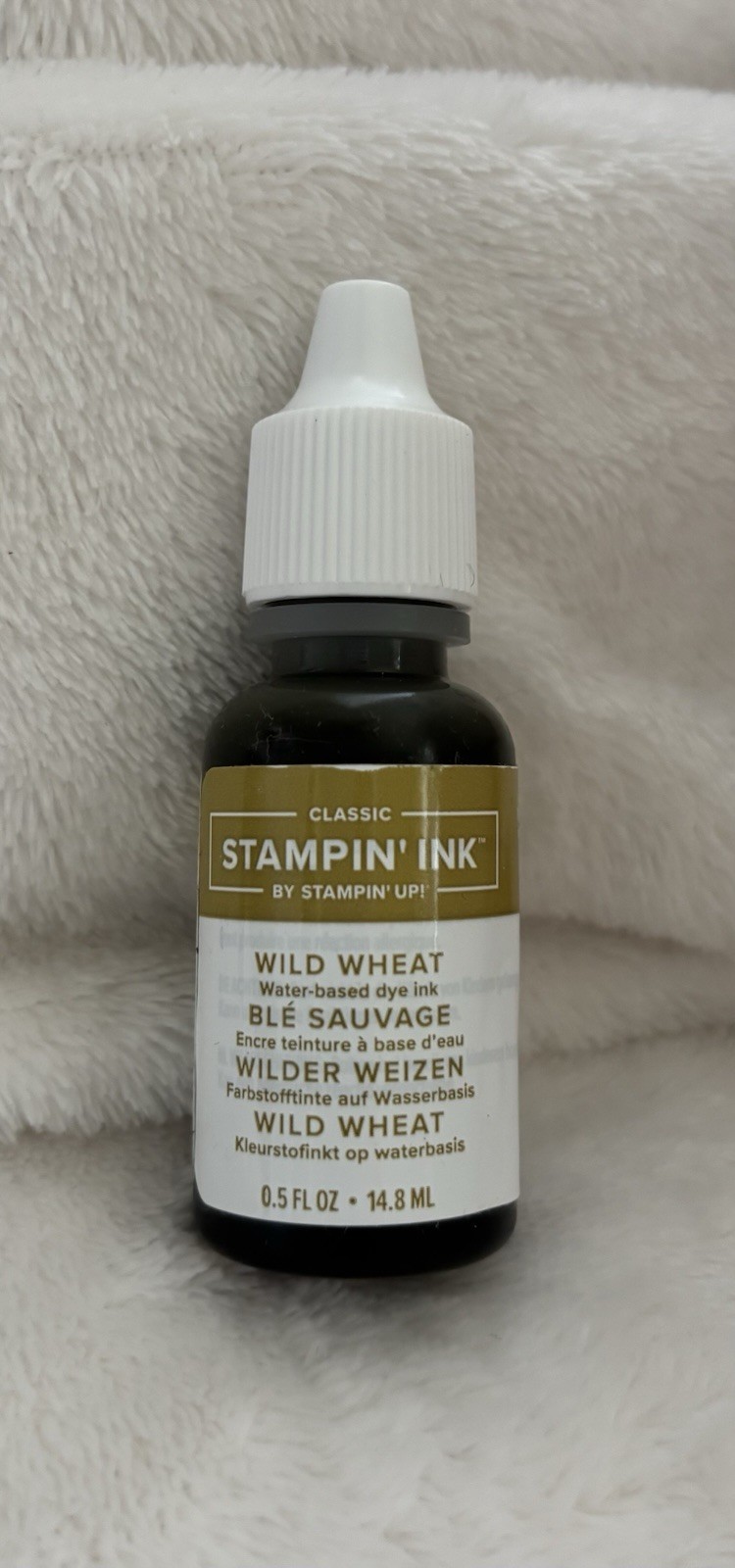 Stampin Up WILD WHEAT Ink Refill - Brown, Neutral, Mustard, Tan, Retired, New