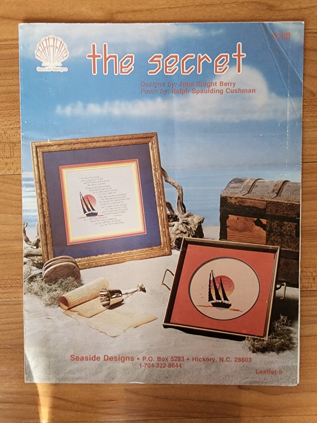 THE SECRET SEASIDE DESIGNS IN ISSUE CROSS STITCH DESIGNS LEAFLET 5 Sailing