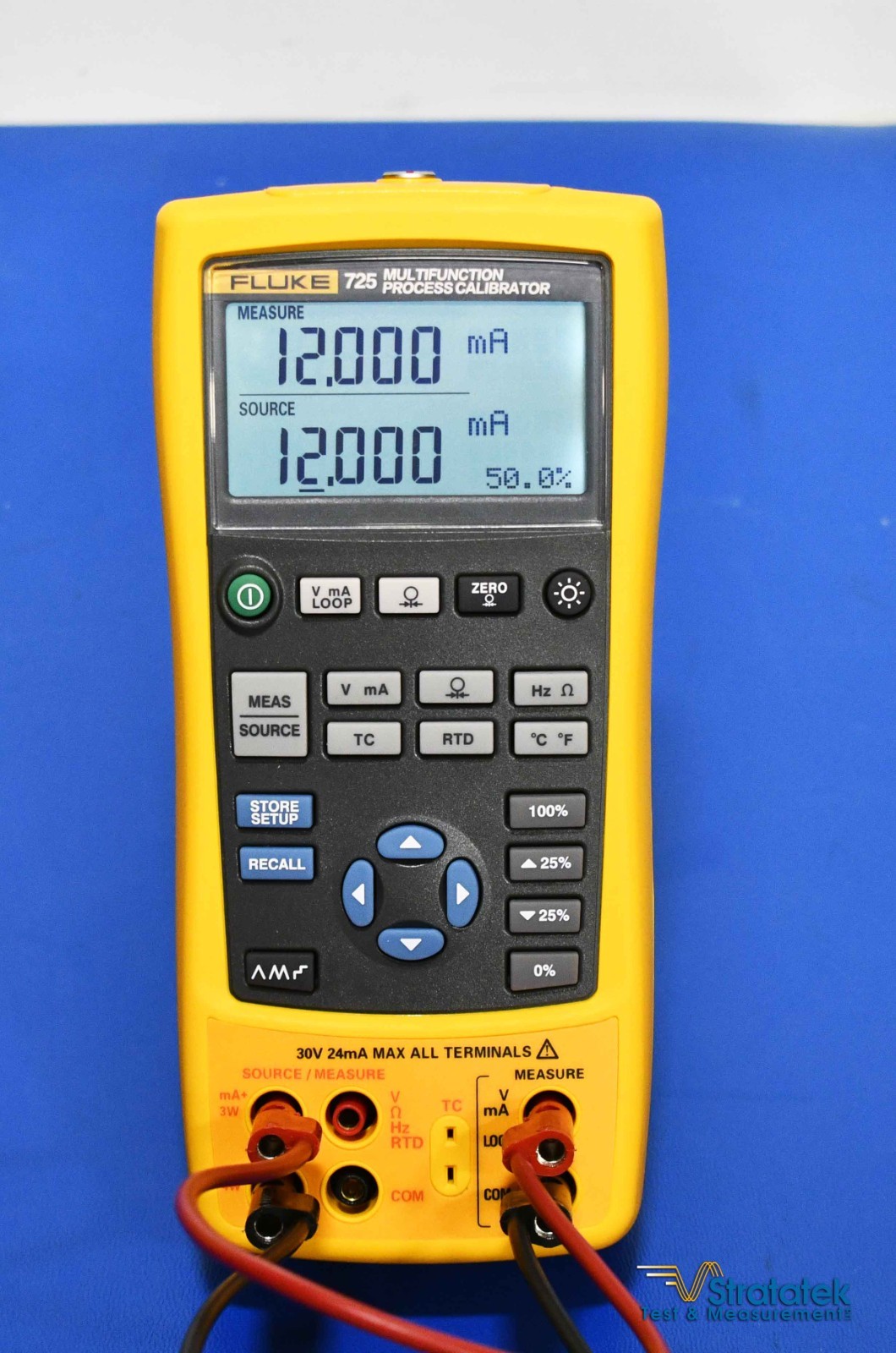 Fluke 725 Multifunction Process Calibrator - NIST Calibrated with Data