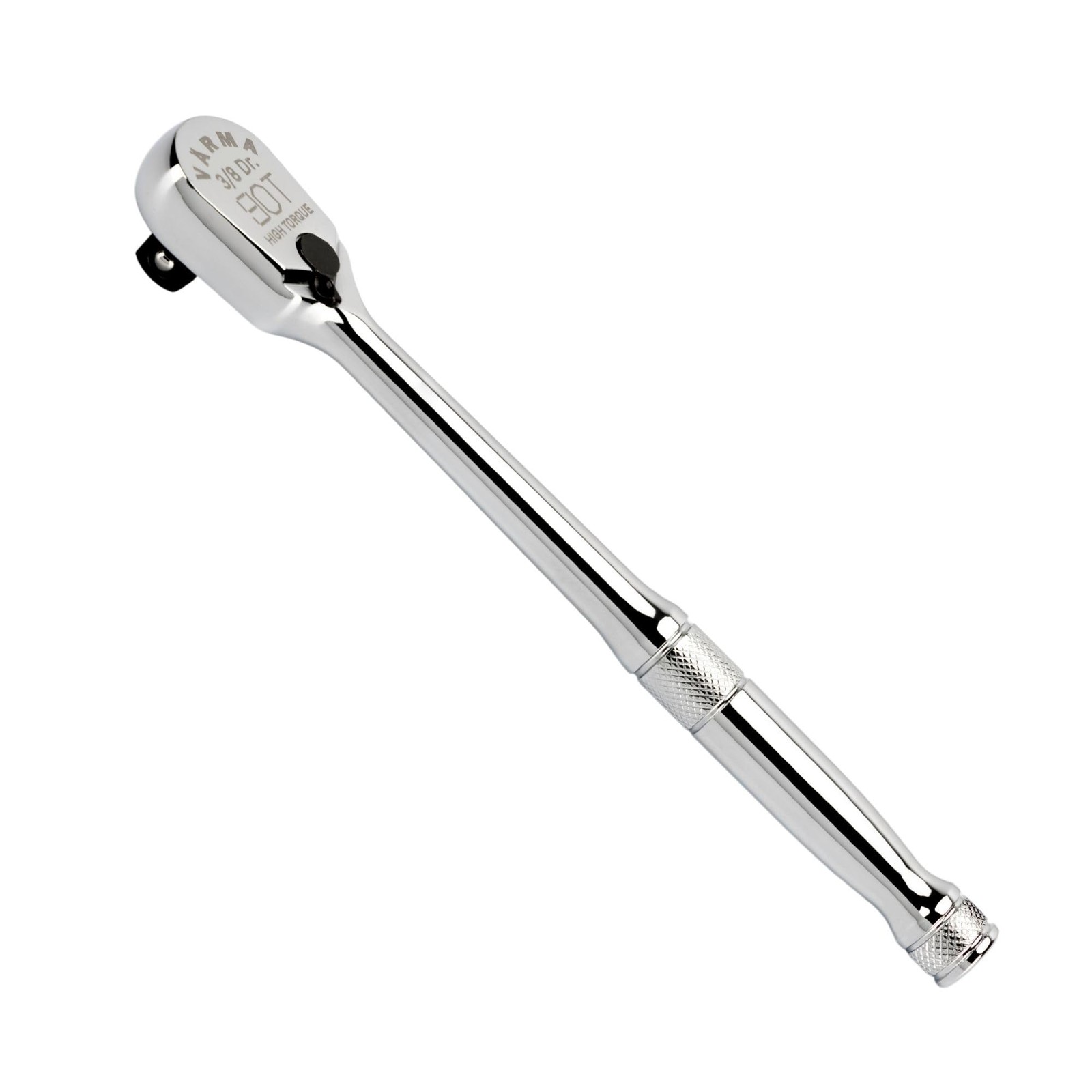 VÄRMA 3/8 in. Drive Low-Profile Sealed-Head Ratchet | 90T 3/8" Drive, Silver