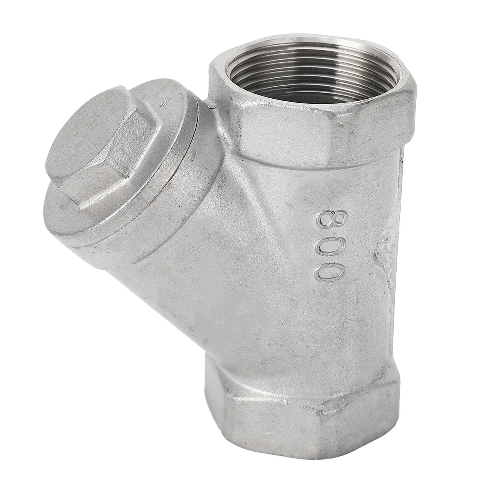 Strainer Filter Valve, 1-1/4 Inch DN32 Female Thread Y Shaped Mesh Filter Val...