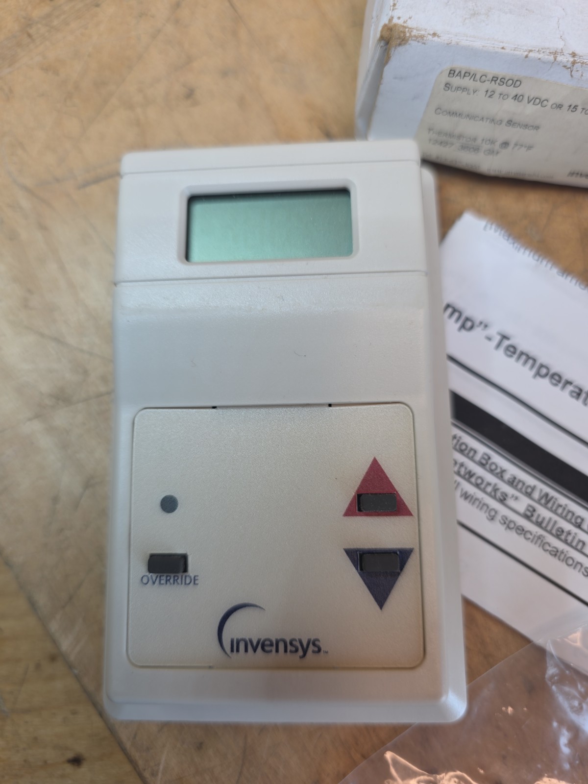 Invensys BAP/LC-RSOD, Communicating Sensor