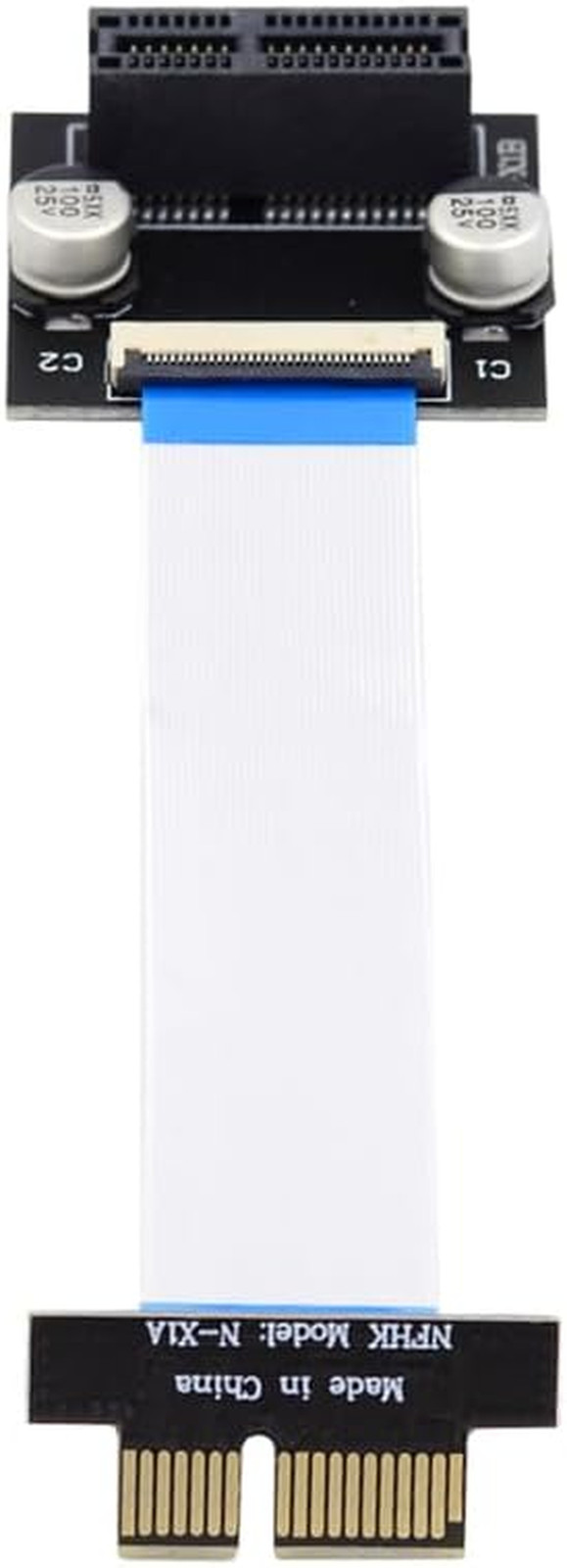 Low Profile PCI-E Express 1X Slot Riser Card Extender Extension Ribbon Flex