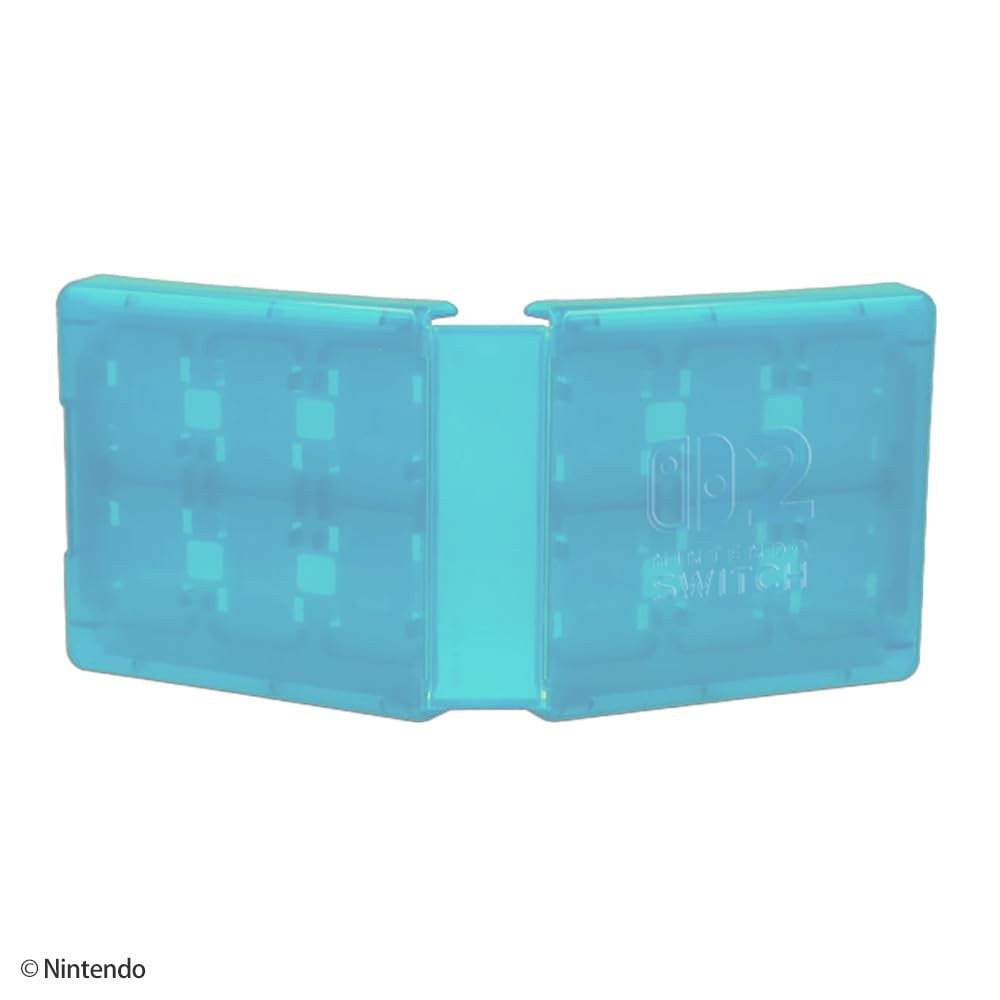 Card Case, Card Pocket 24, Aqua Blue for Switch 2 BEEF-01AB