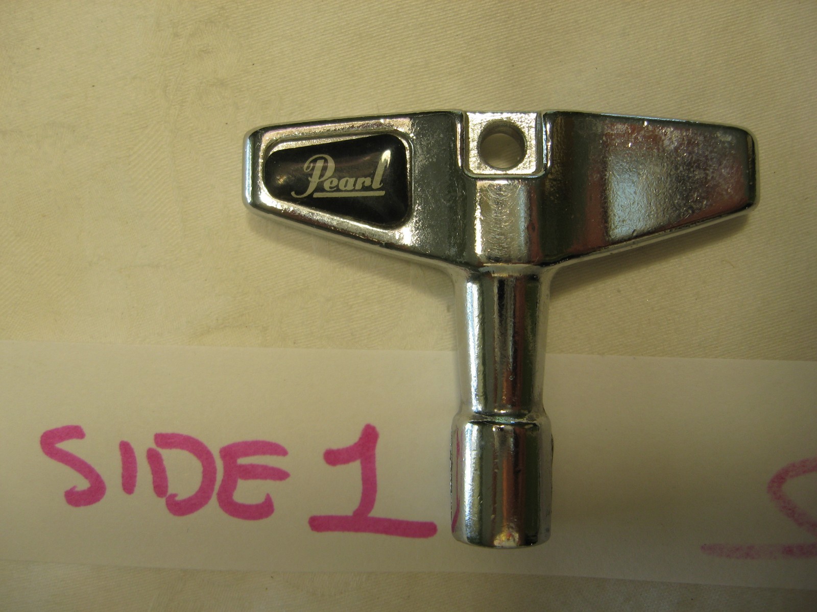 PEARL - K050 DRUM adjustment tuning key wrench tool - shiny chrome!