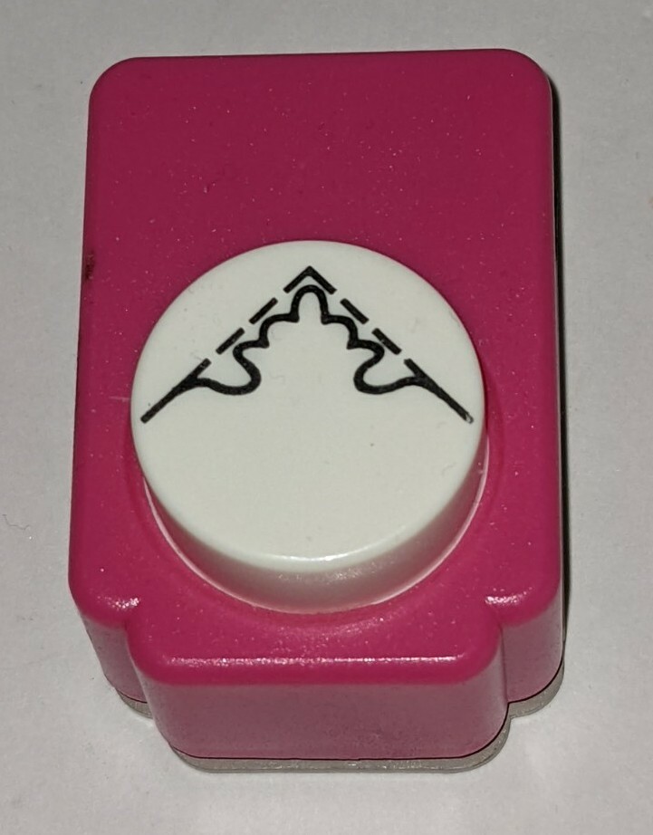 All Night Media Corner Paper Punch, Scrapbooking Craft Scallop Point EUC Hole
