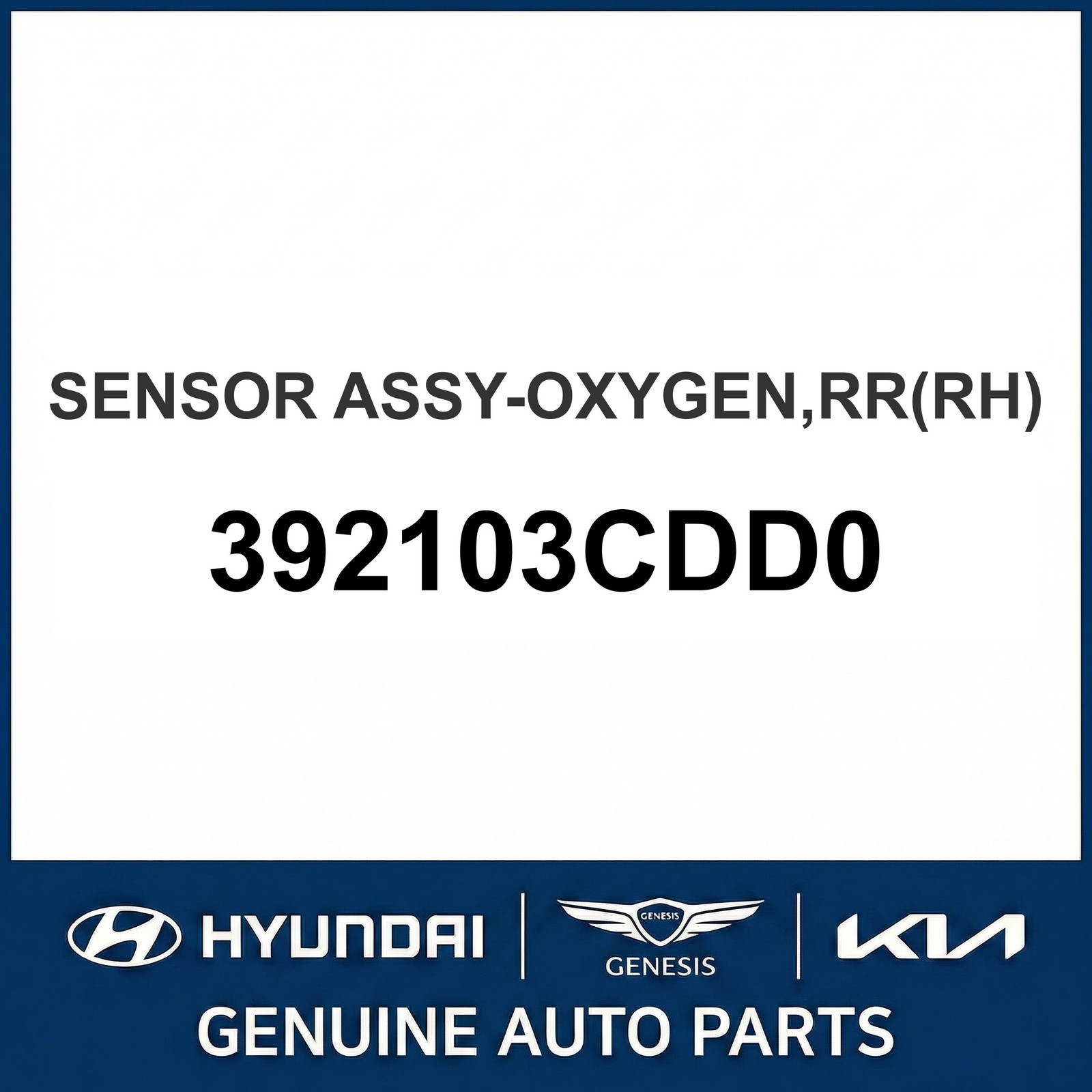 2006-2018 Kia Sedona Sensor Assembly-Oxygen Rear OEM New 392103CDD0