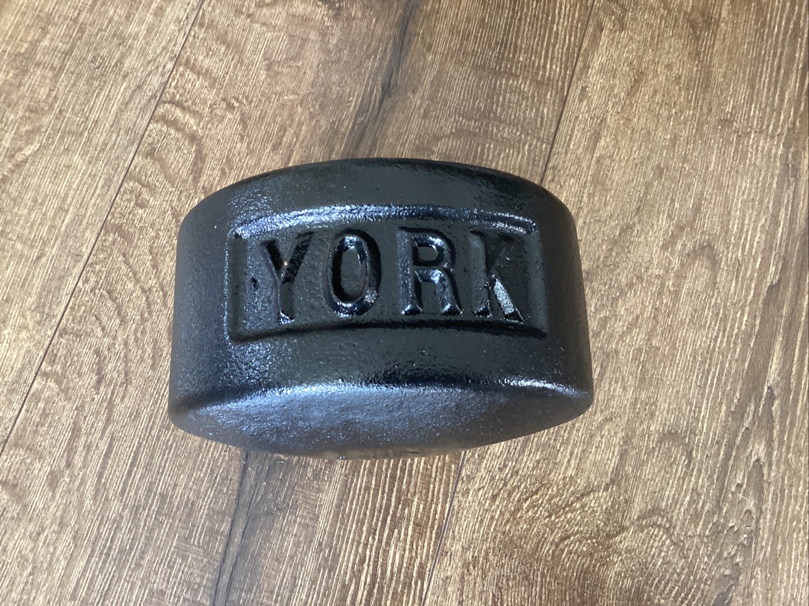 YORK Roundhead Half 40 Pound Dumbbell Blob Grip YORK Side 20LB 0.8oz Free Ship