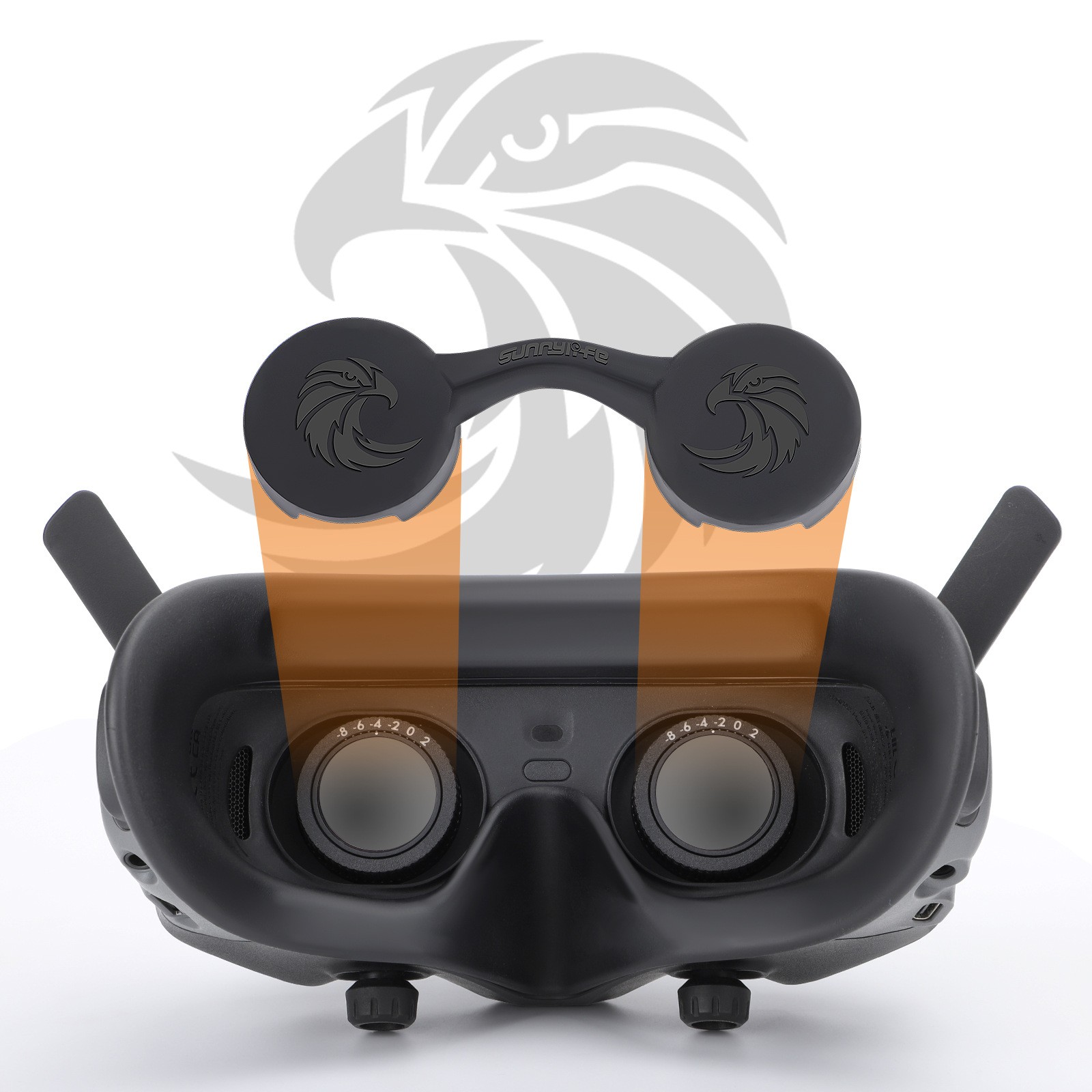 Lens Protective Cover Goggles 2/3 Dustproof Scratch VR Glasses Cover For Avata 2