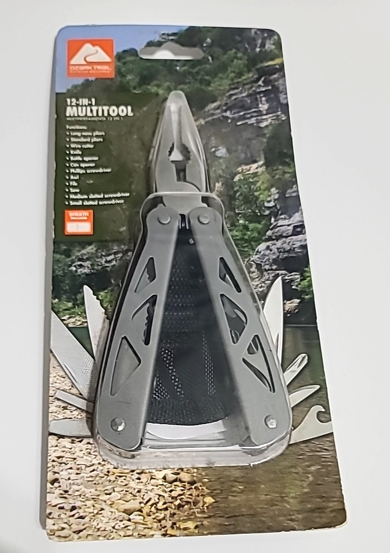 Ozark Trail 12-In-1 Multitool With Sheath (Pouch) Brand NEW & Sealed — FREE Ship