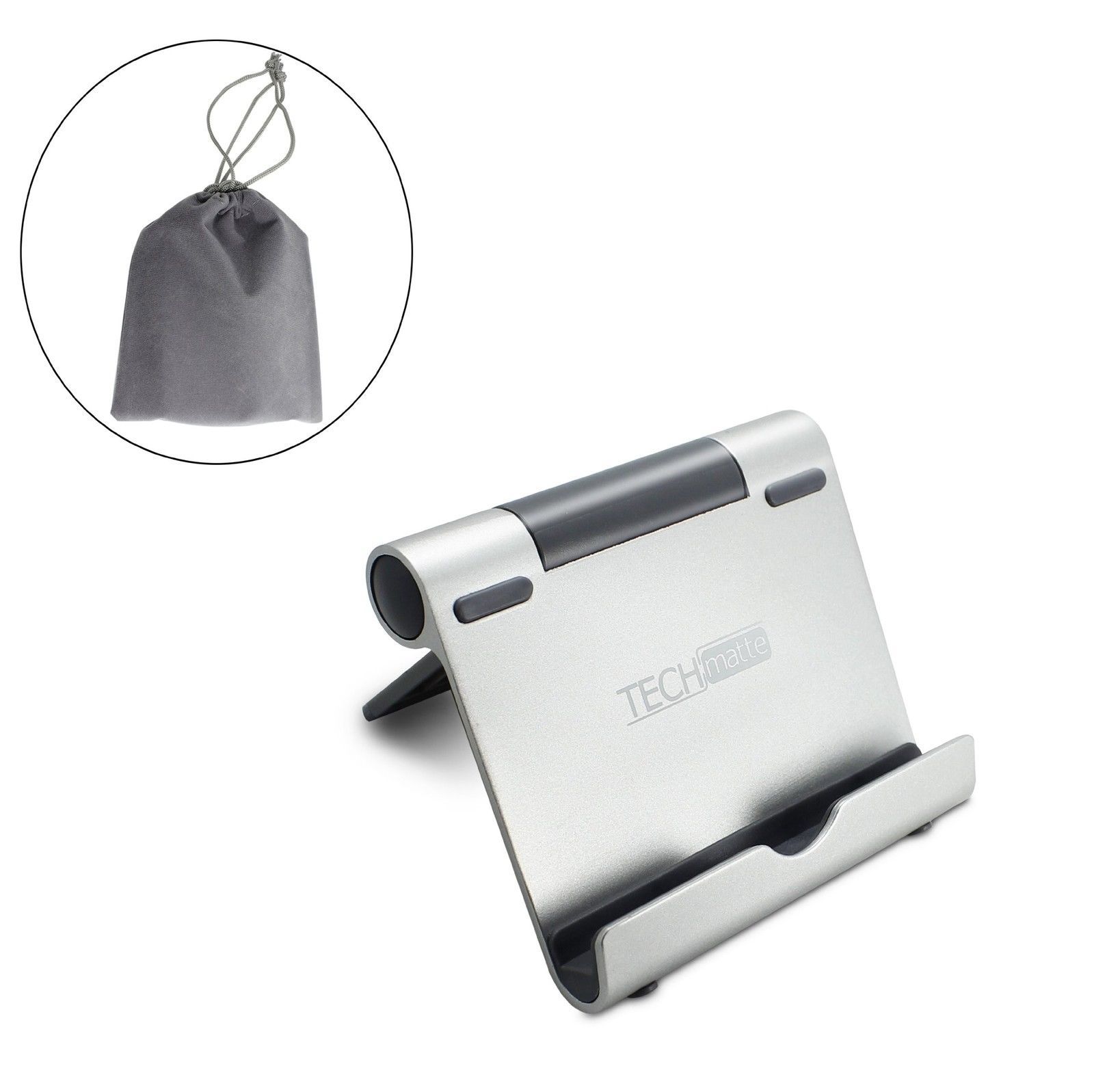 NEW!! iPad Stand TechMatte Multi-Angle Aluminum Holder Tablets, E-Readers, etc!!