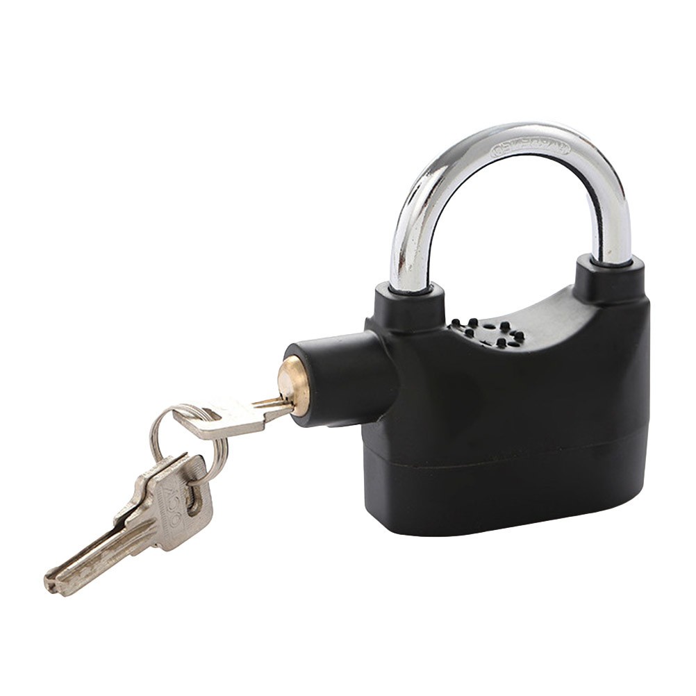 Bike Locks Heavy Duty Anti Theft Metal Padlock for Anti-rust with Siren