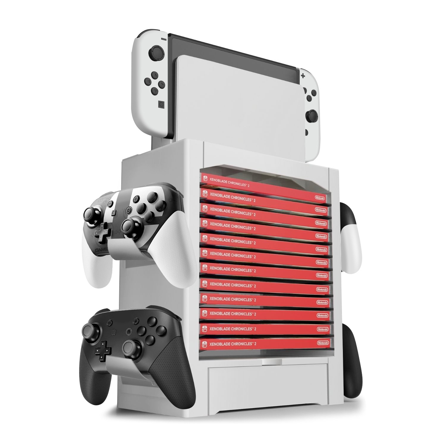 Switch Organizer Station Game Storage Tower Stand for Nintendo Switch / OLED