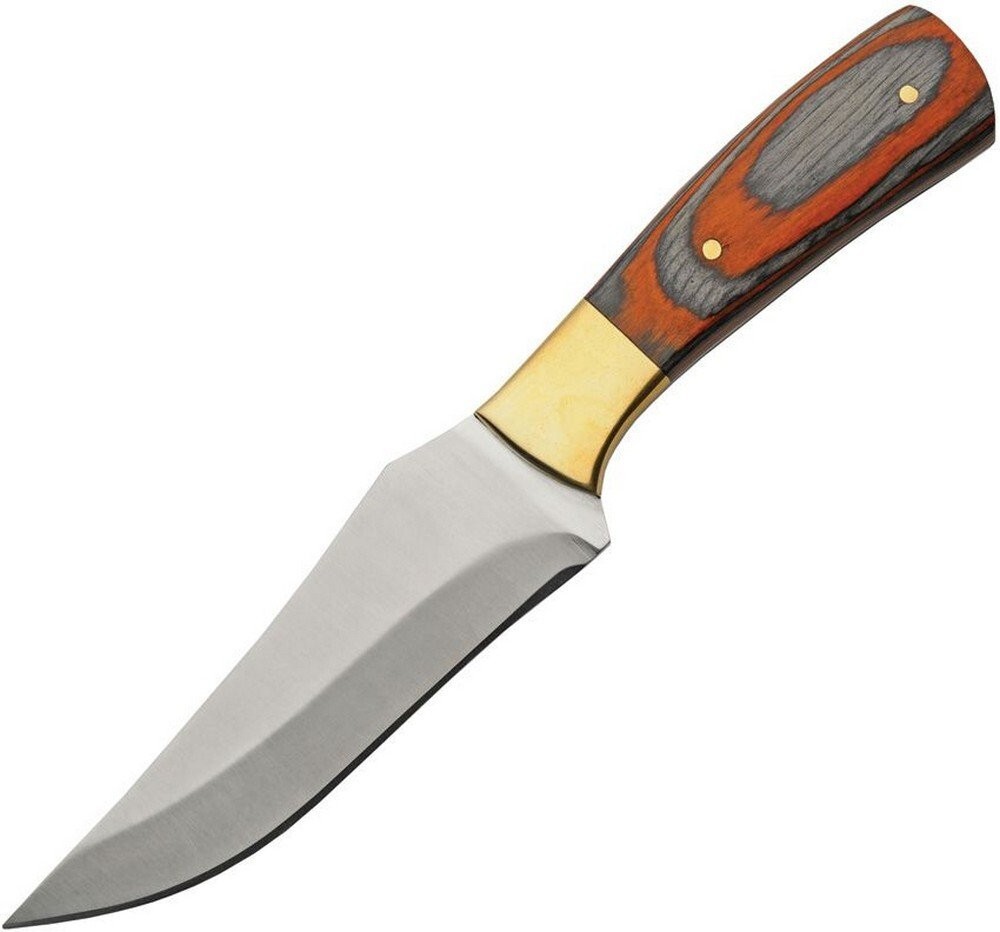 Rite Edge Cardinal Hunter Fixed Knife Steel Full Blade Pakkawood Handle - 203448