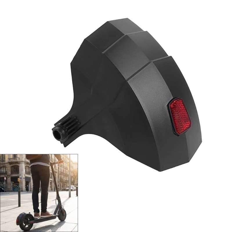 Rear Guard Safe Attachments Easy Setups Scooter Mud Guard With Reflective Strips