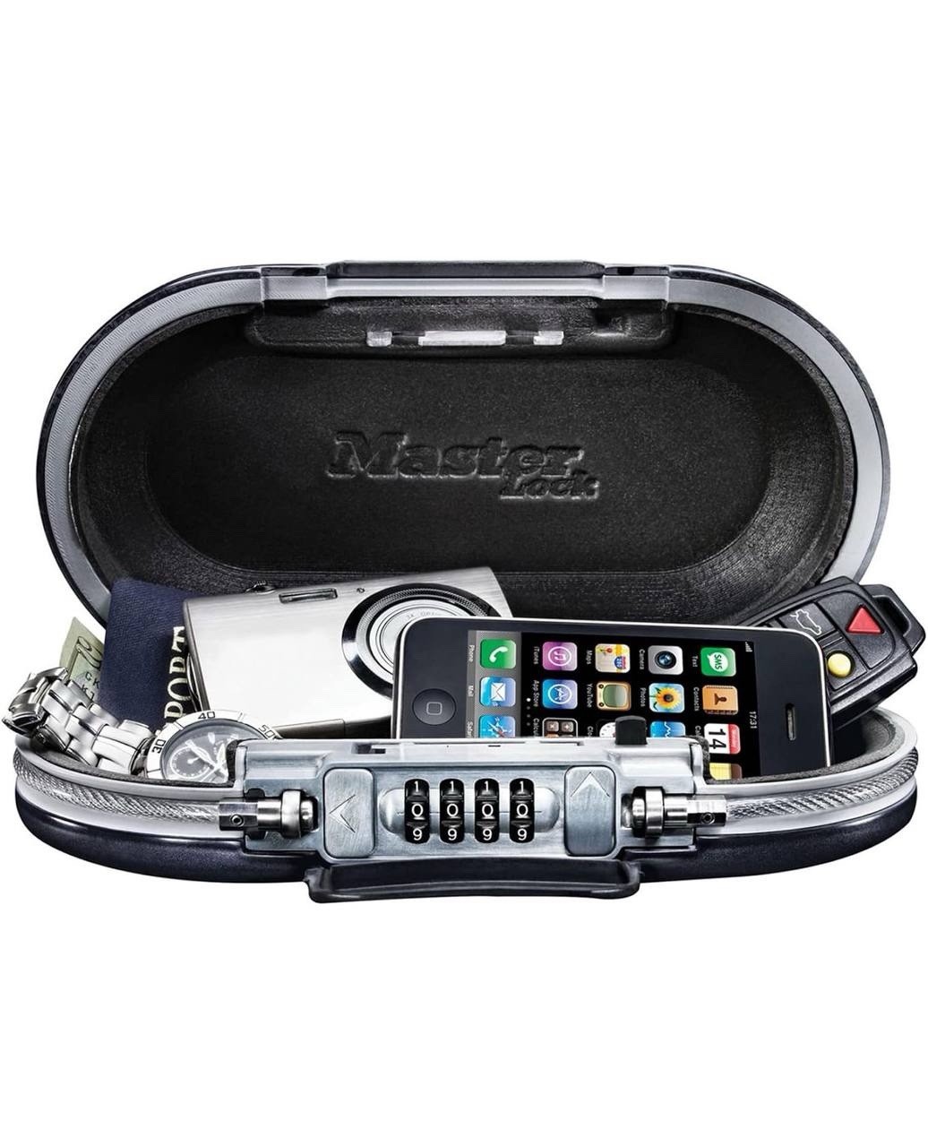 Master Lock Mini Travel Safe with Cable - 5900EURD Brand New