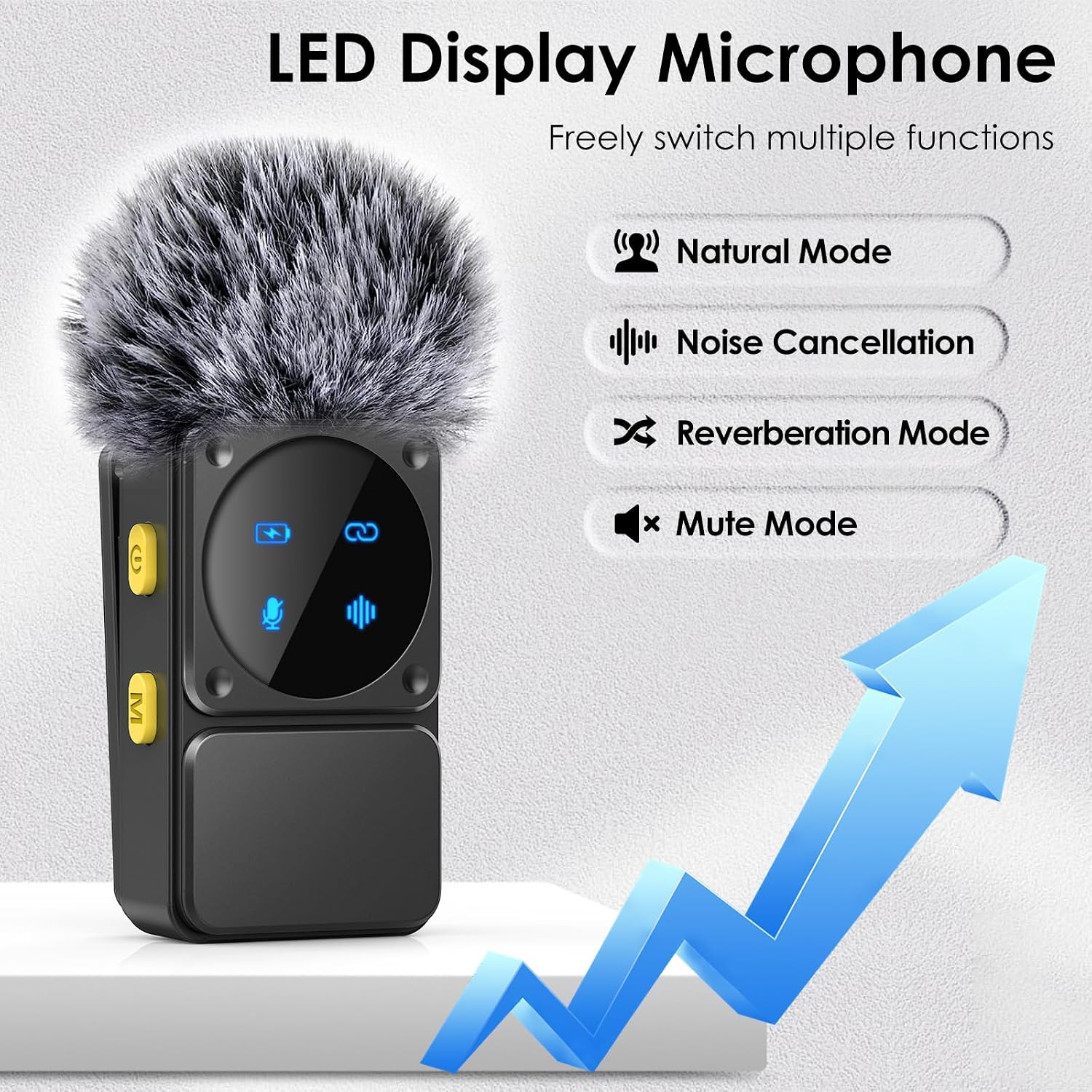 Mini Wireless Lavalier Microphone for Iphone Ipad Android with Lightning/Usb-C