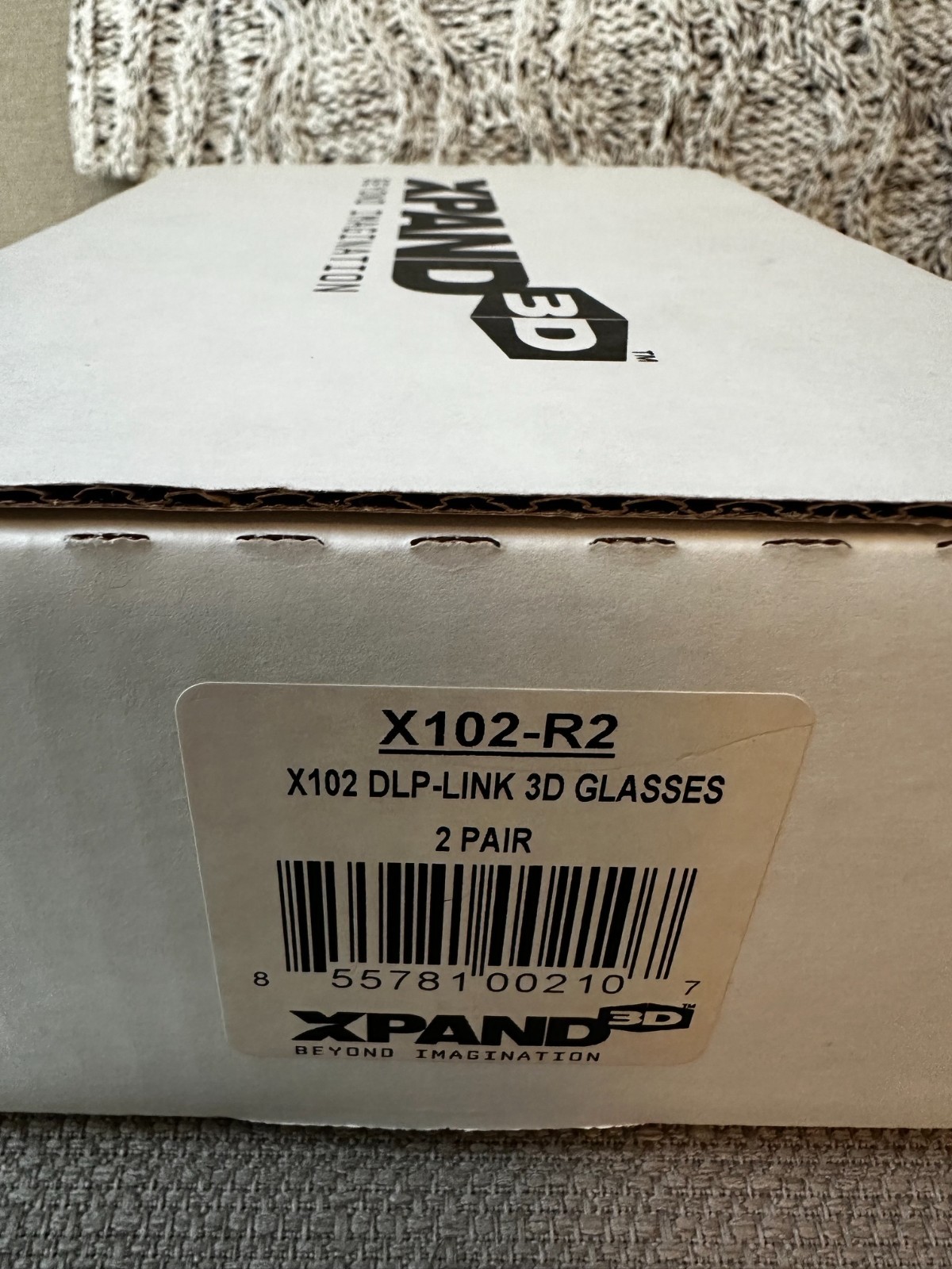 2 Pack Blue Xpand X102 DLP Link Active Shutter 3D Glasses (accessories)
