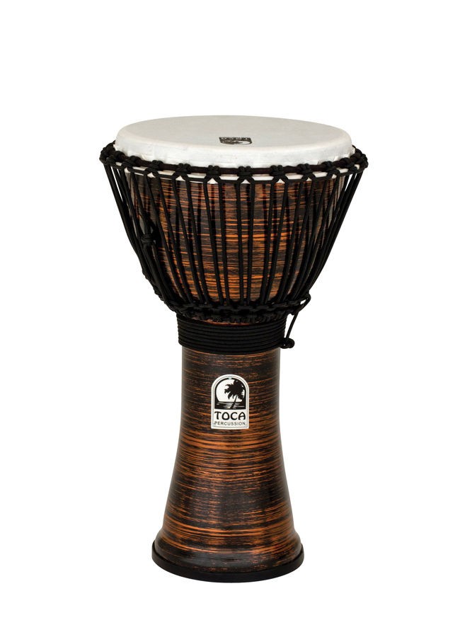 Toca Freestyle 10" Djembe Drum - Spun Copper