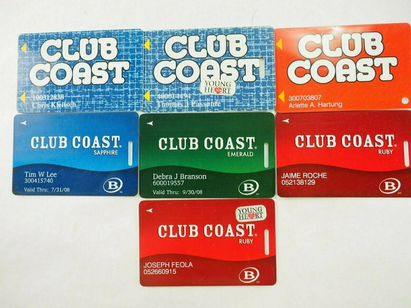 Coast Casino's Las Vegas Players Club Cards 7 Types You Pick