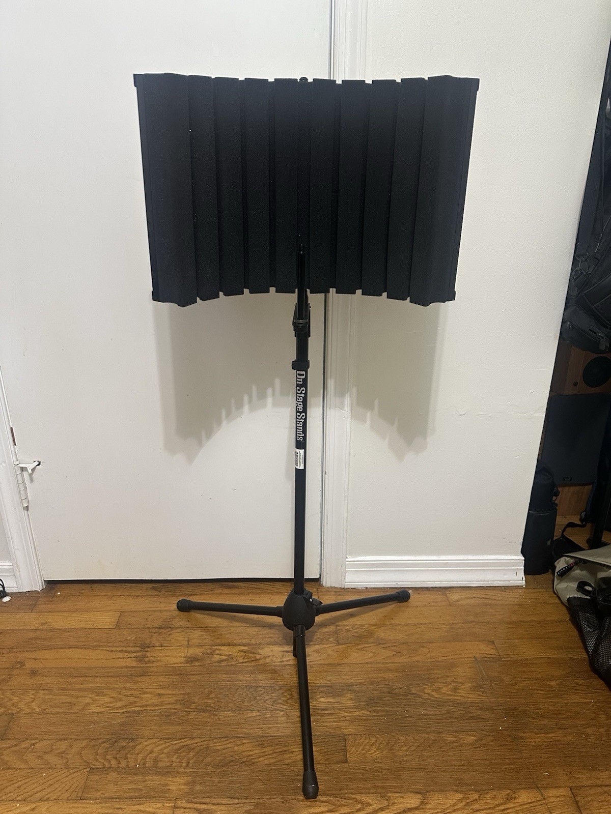 On Stage Mic Stand And Acoustic Shield Combo
