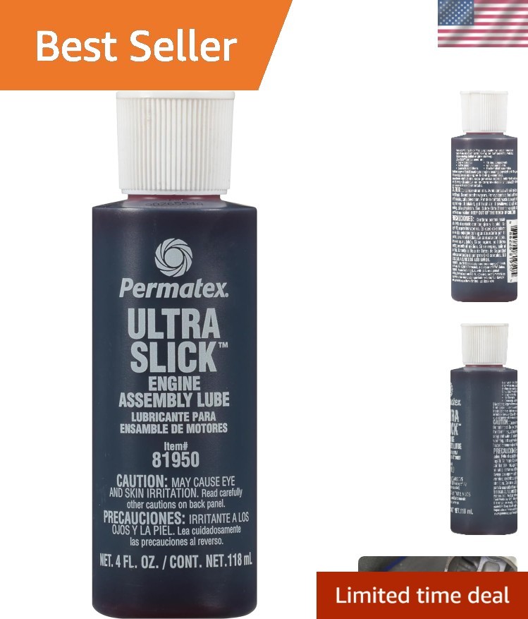 Ultra Slick Engine Assembly Lube, 4 oz. , Red