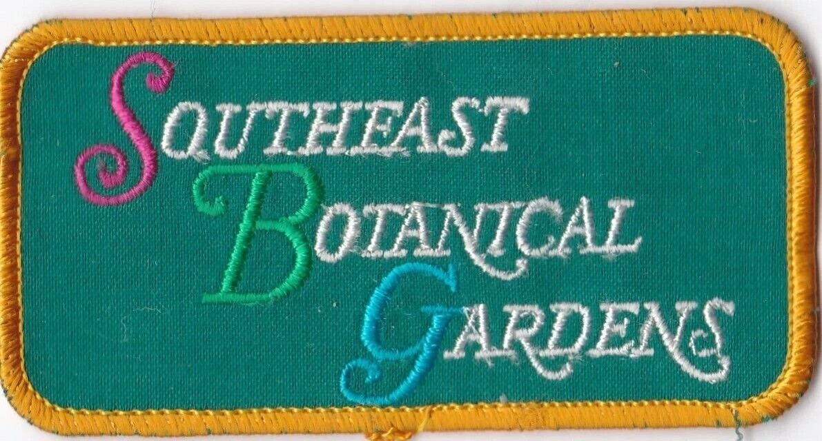 SBG Southeast Botanical Gardens Nametag Wing Patch A-7