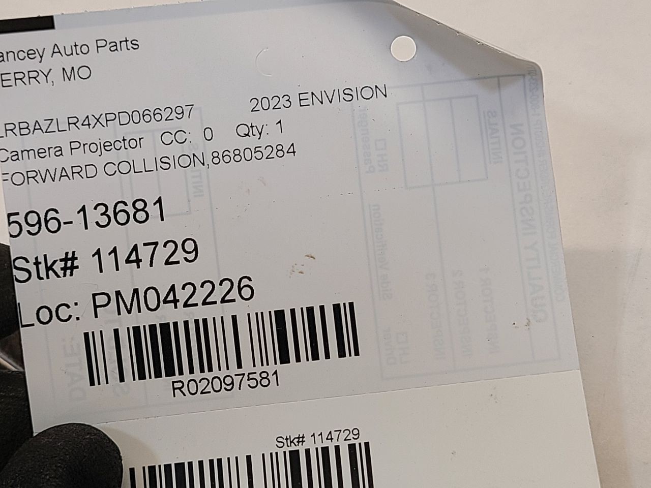 2022 - 2023 Buick Envision Camera Front Windshield Collison Camera