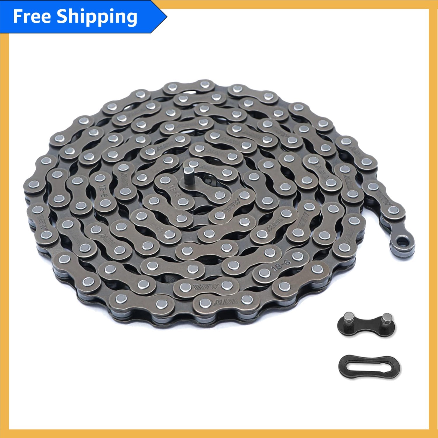 Effortless Installation 6/7/8-Speed Bike Chain - Special Steel, Portable Design