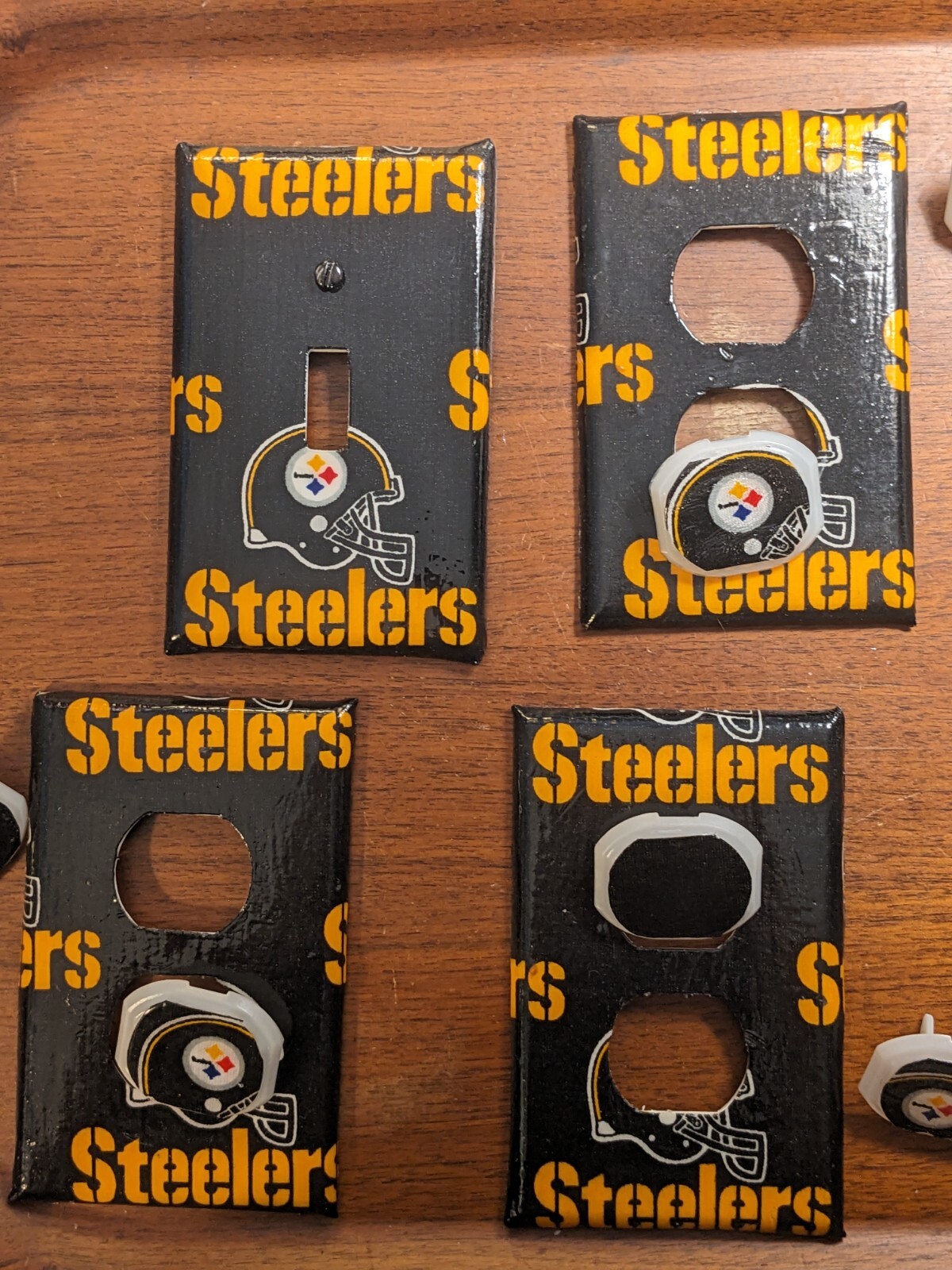 Pittsburgh Steelers NFL Football Switches GFI Outlets Cable Blank Phone Toggles