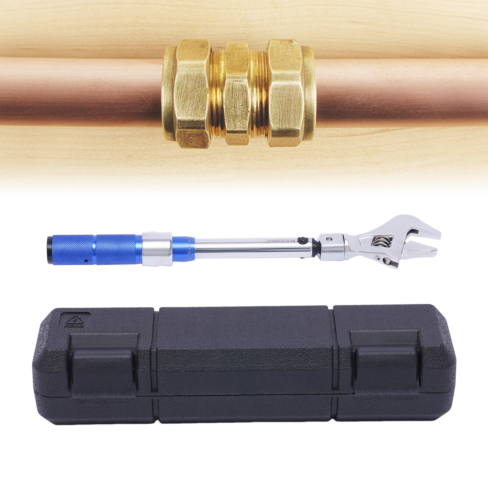 Torque Wrench Open End Torque 5-25nm Clicking Wrench Interchangeable Adjustable