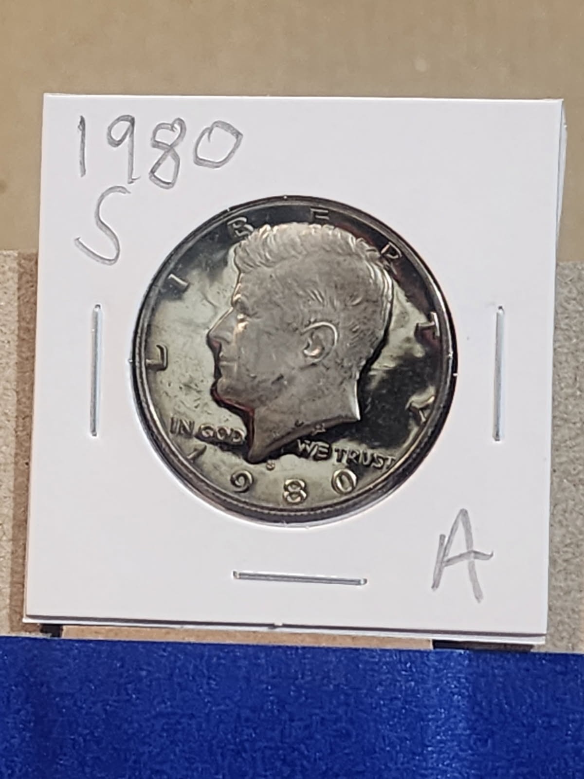1980 S  Kennedy Half Dollar Circulated  (A)