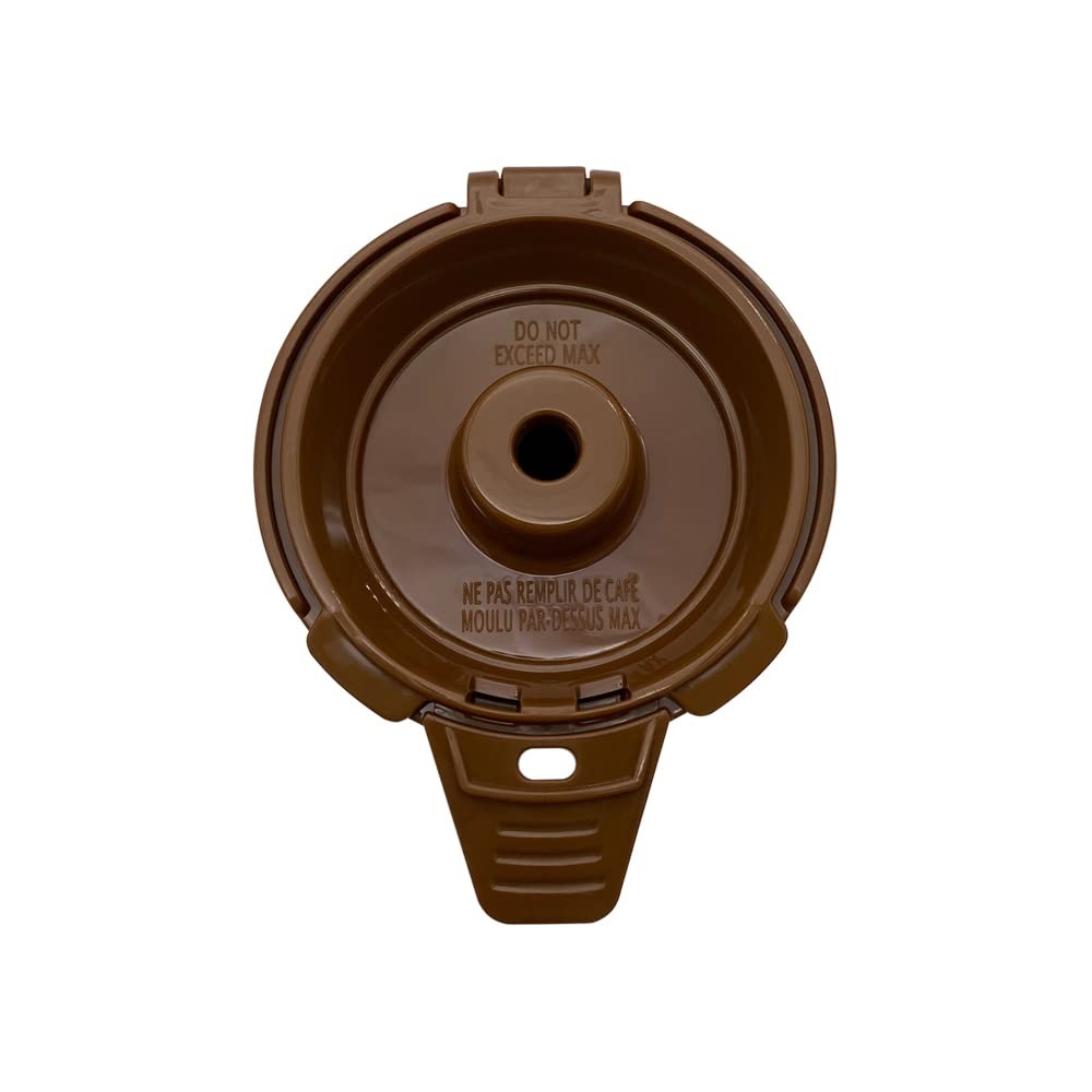 Brown Single Serve Ground coffee Brew Basket Filter compatible with Hamilton...