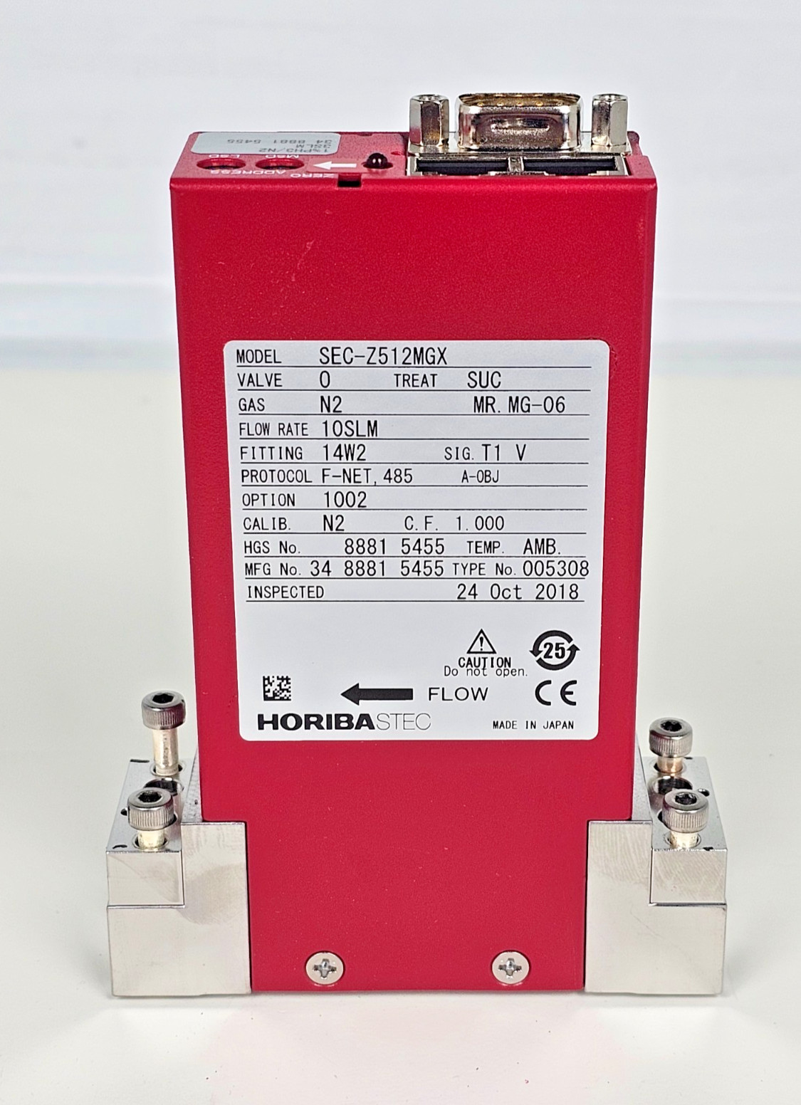 Used HORIBA STEC SEC-Z512MGX N2 10SLM #2