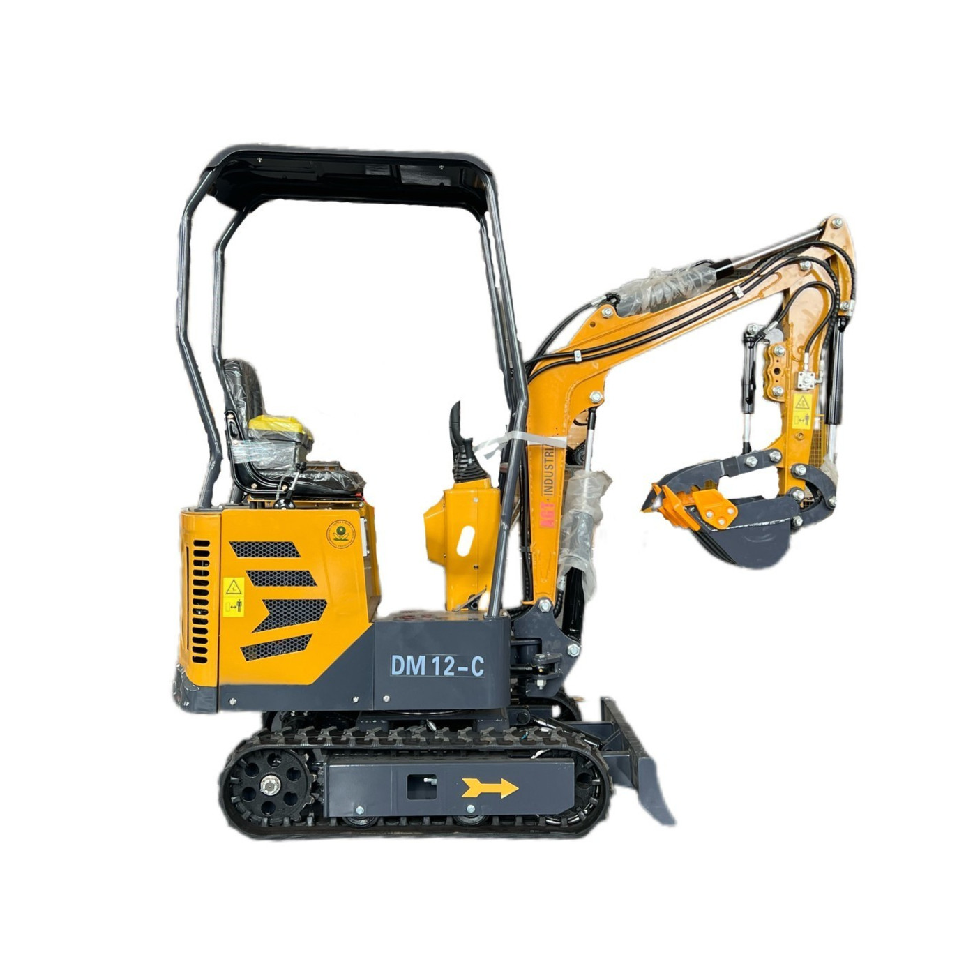 AGT DM12-C 1Ton Mini Excavator 13.5 HP Digger B&S Gas Engine EPA 2024 NEW