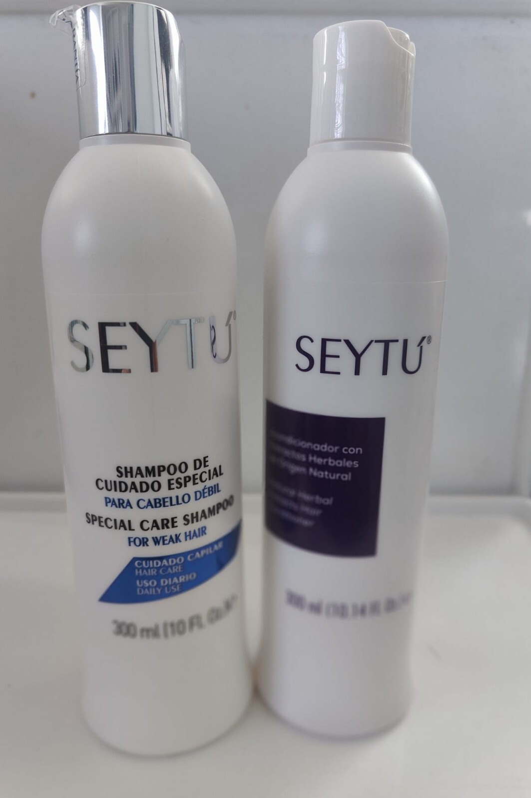 seytu special care, shampoo + conditioner, Biotin,Herbal Extract caida capilar.