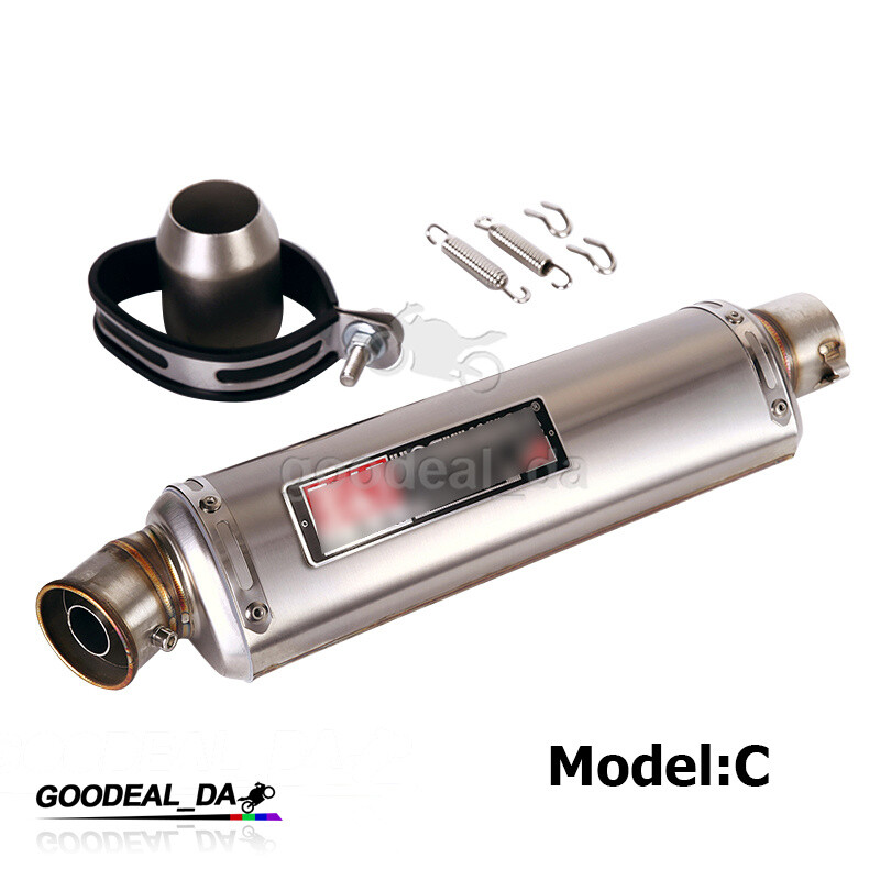 Universal Motorcycle 51MM Exhaust System Muffler Can Tips Pipe DB Killer Slip On