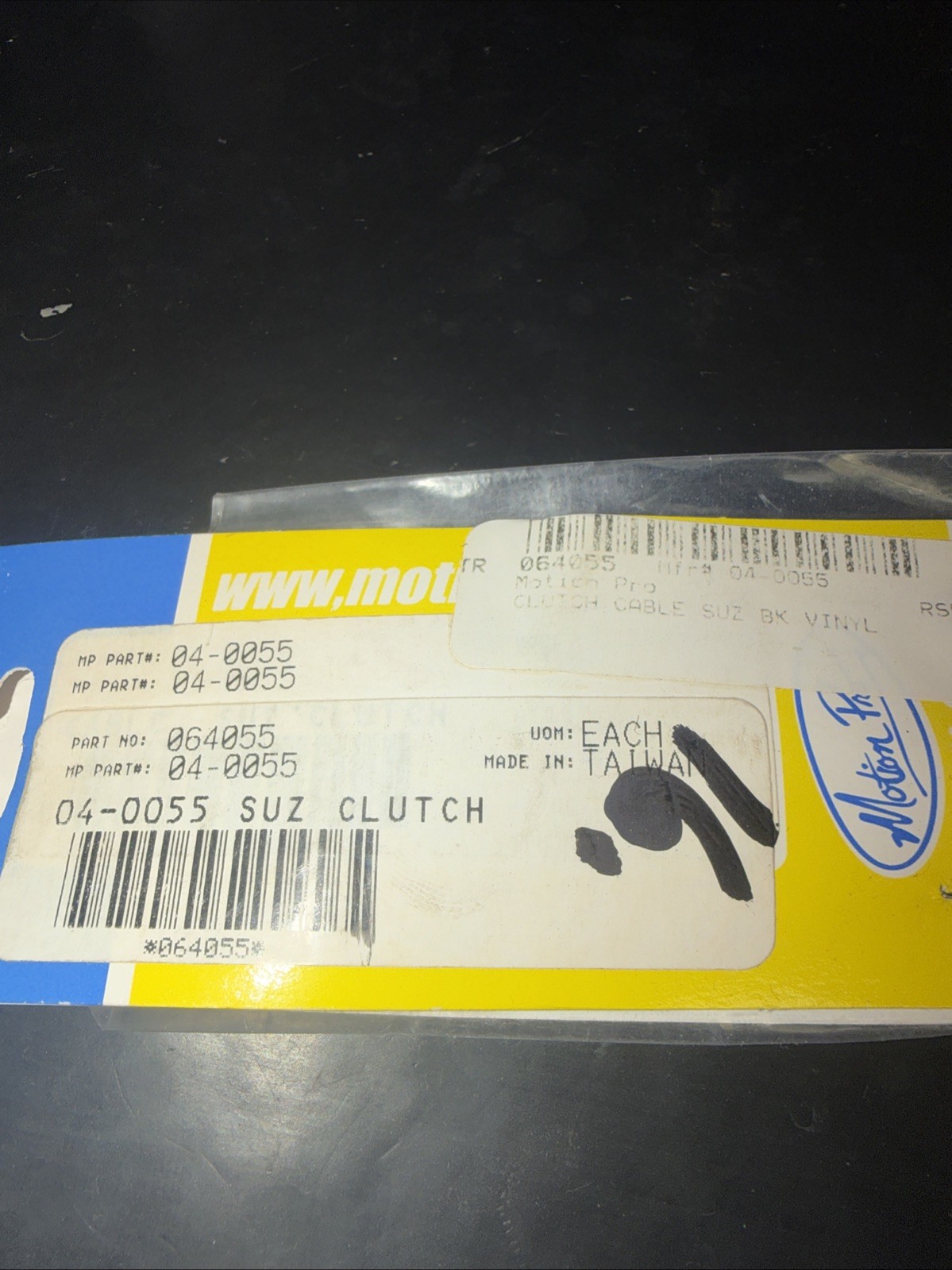 MOTION PRO 04-0055 Black Vinyl Clutch Cable Suzuki RM125