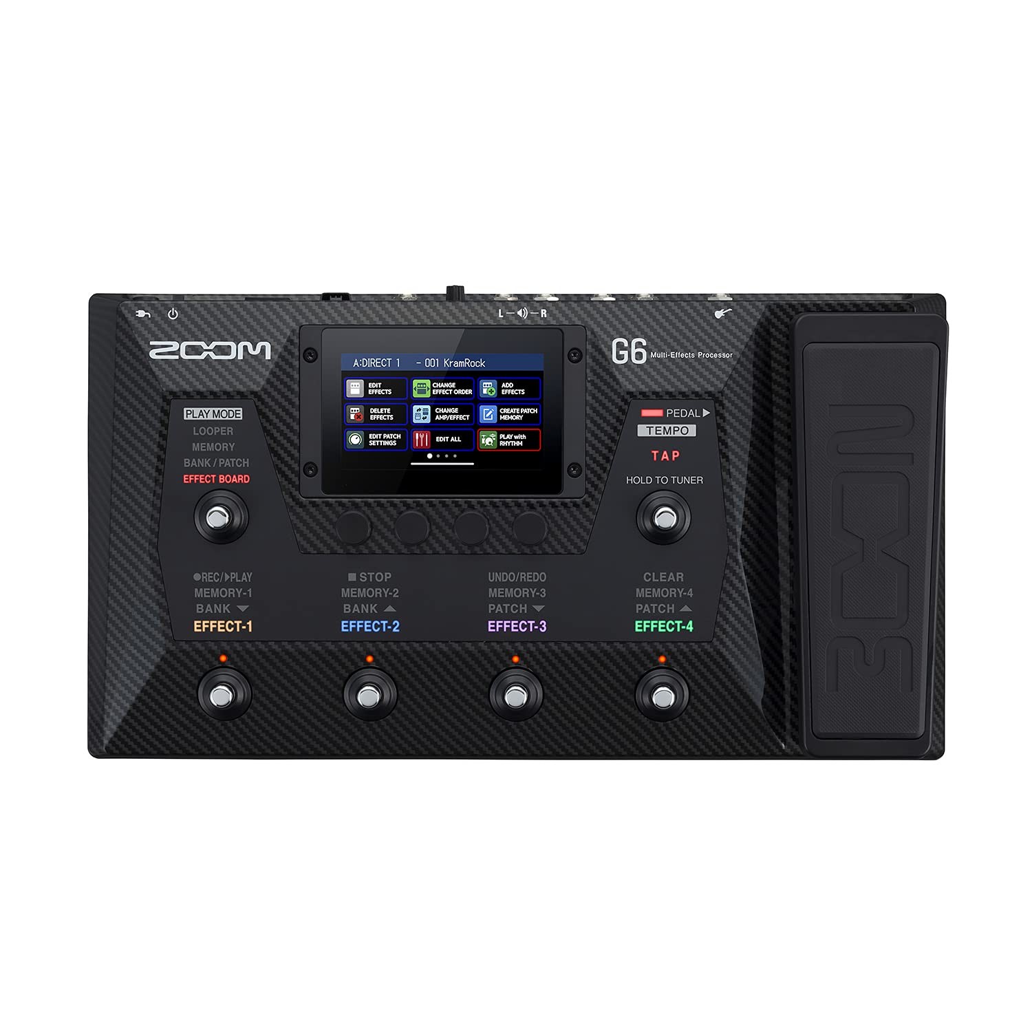 ZOOM Multi-Effects for Electric Guitar 3 Year Extension Warranty G6 Music