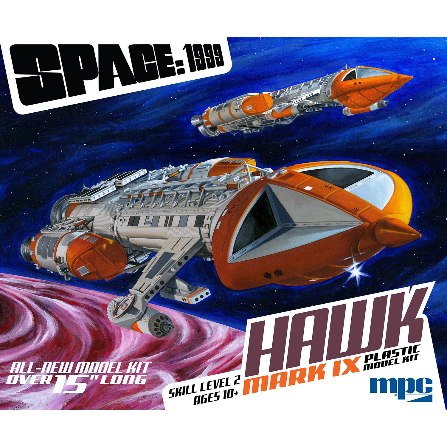 MPC Space 1999 Hawk Mk IV 125 MPC947 Plastics Car/Truck 1/24-1/25