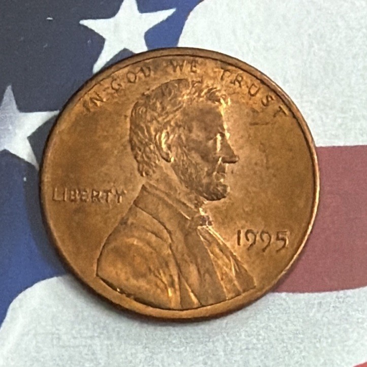 1995 P Lincoln Memorial Cent **Free Shipping**