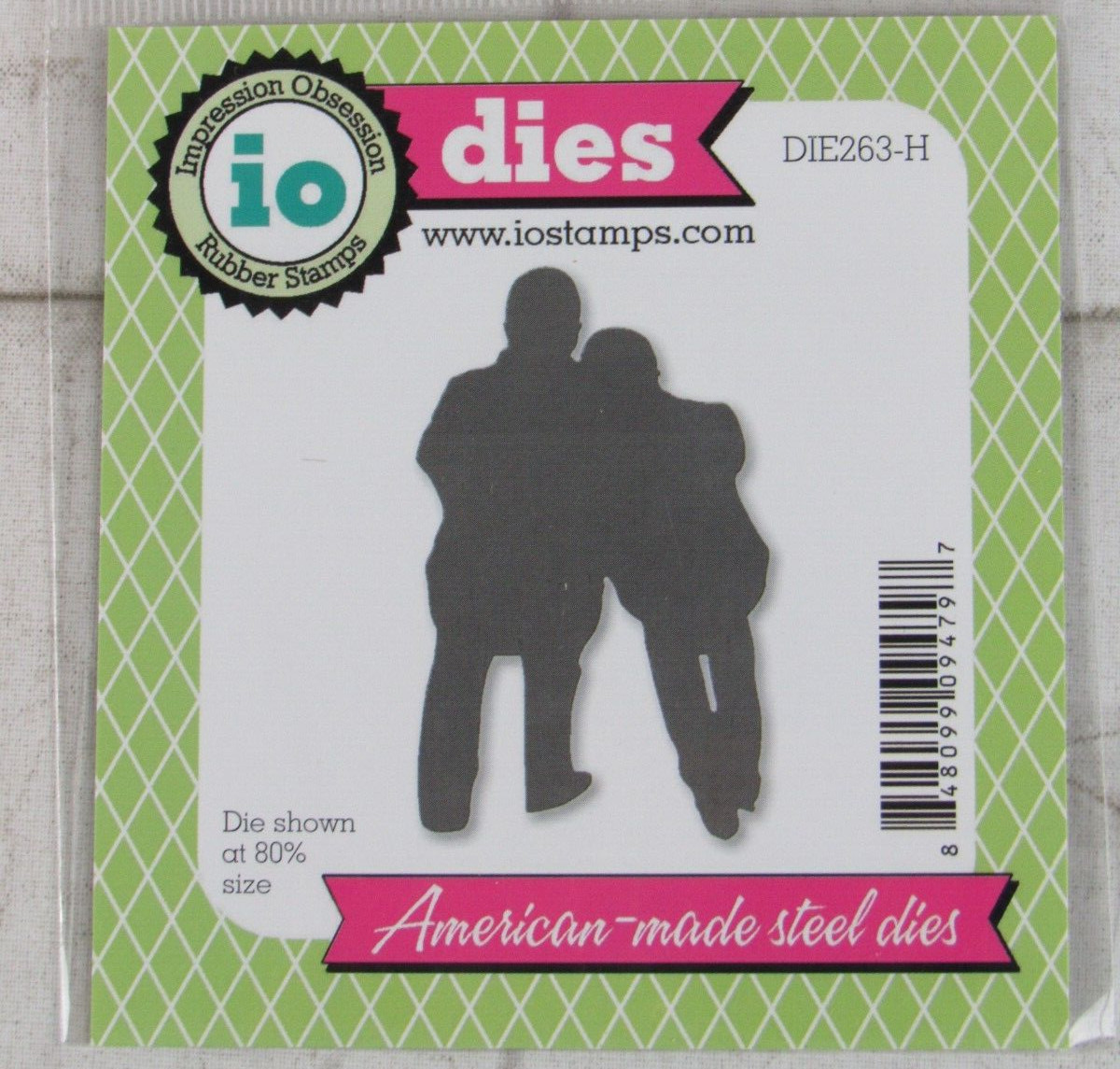 Impression Obsession Love Couple Die Cut, DIE263-H