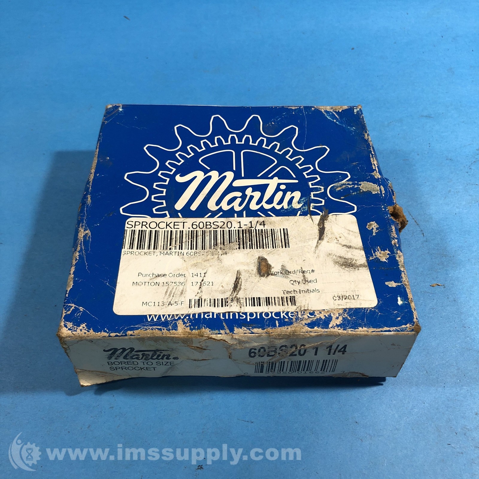 Martin 60BS201 1/4 Bored to Size Sprocket FNFP