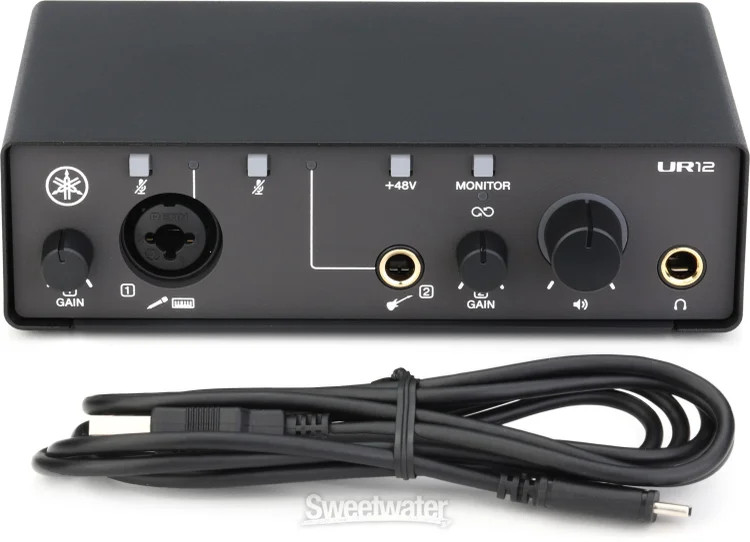 Yamaha UR12-MK3 USB-C Audio Interface - Black