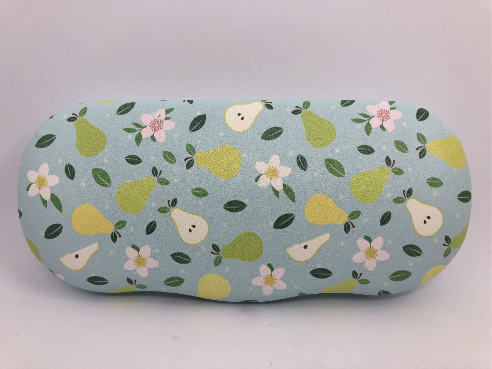 NEW Light Blue Pears And Blossoms Adult Hard Clamshell Eyeglasses Case-Buy Now !