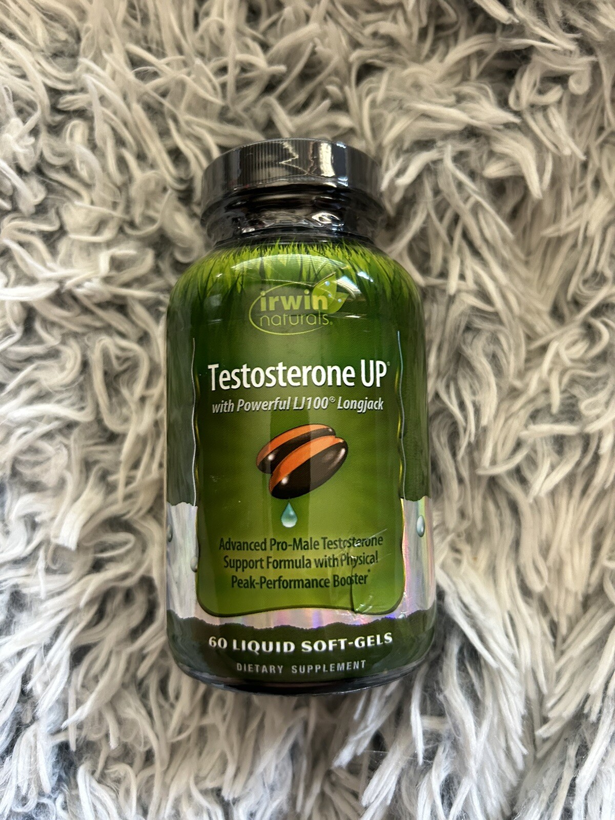 ❤️Irwin Naturals Testosterones Up 60 Ct Soft-Gels EXP 4/26❤️