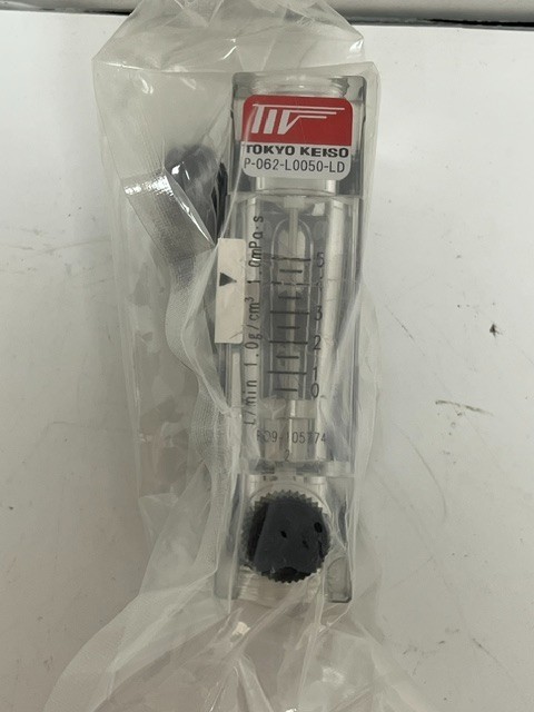 Tokyo Keiso P-062-L0050-LD Flow Meter, L/min 1.0g / cm3 / TS2-SH, NOS
