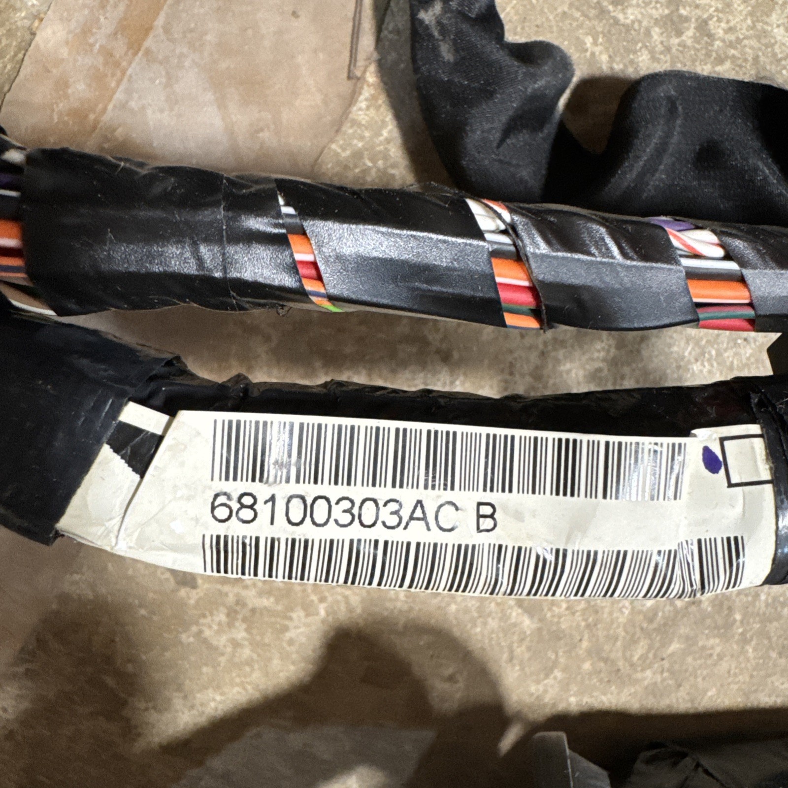 Mopar 68100303AC Harness, Body Wiring 2015 Dodge Charger (See Desc) NOS
