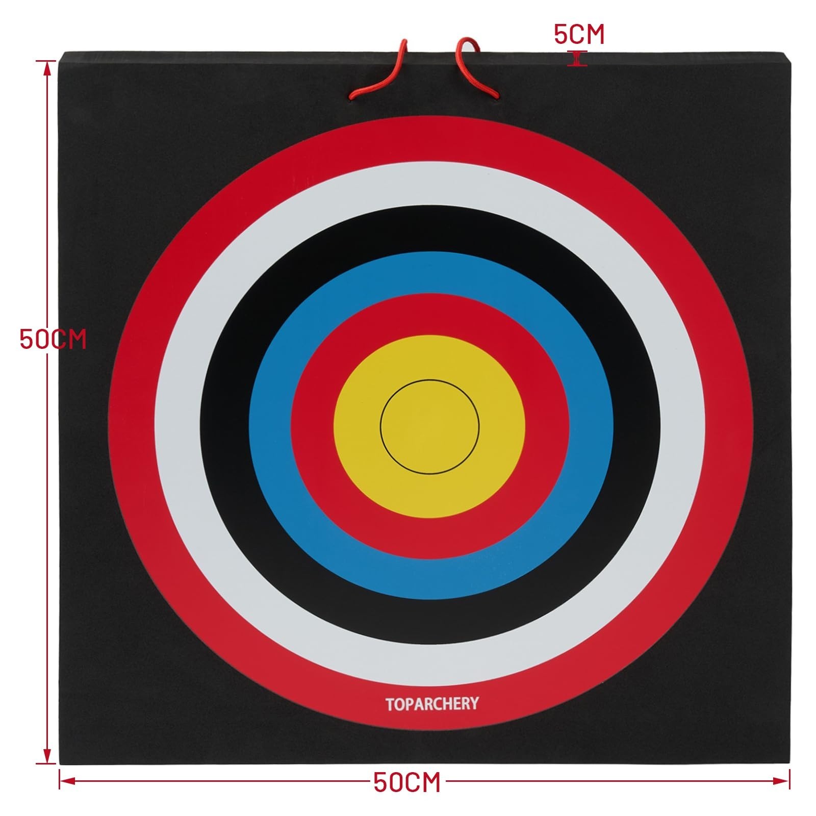20" Foam Archery Target Block - High-Density for Backyard & Throwing Knife Pract