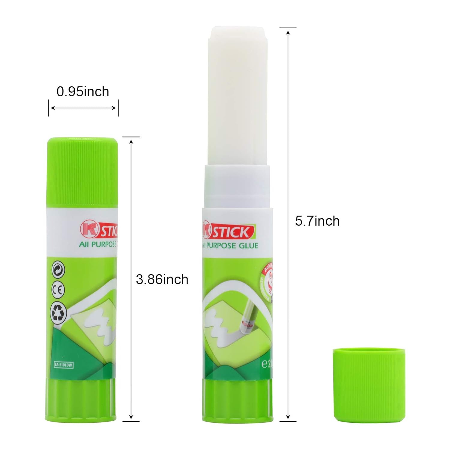 3D Printer Glue Sticks, 3D Printing Adhesive for Hot Bed Warping, PVP Solid 3D